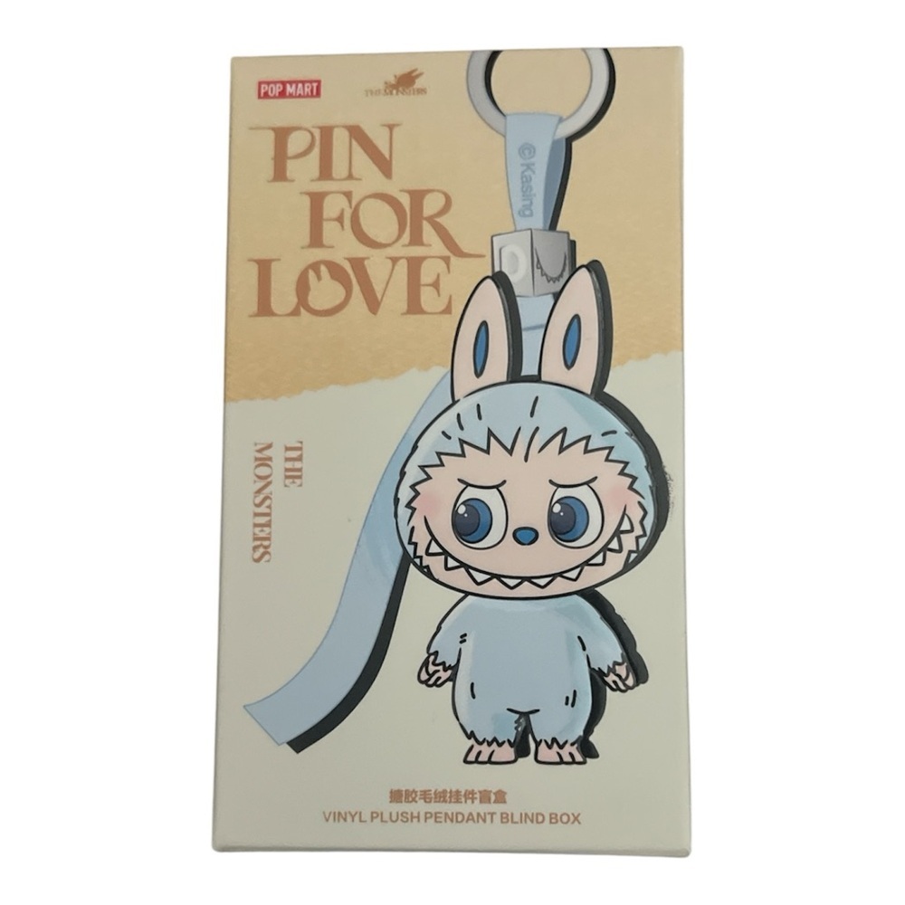 POP MART Labubu The Monsters Pin For Love Plush Pendant
